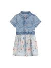 GIRL'S DRESS - GUESS KIDS BLUE - K6RK16 D4EU0 1