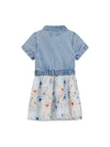 GIRL'S DRESS - GUESS KIDS BLUE - K6RK16 D4EU0 2