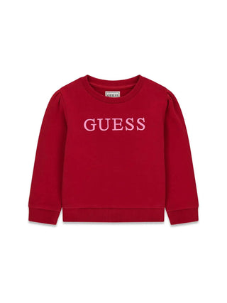 GIRLS' SWEATSHIRT - GUESS KIDS RED - K6RQ00 KAD74