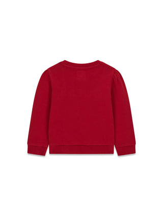 GIRLS' SWEATSHIRT - GUESS KIDS RED - K6RQ00 KAD74 2