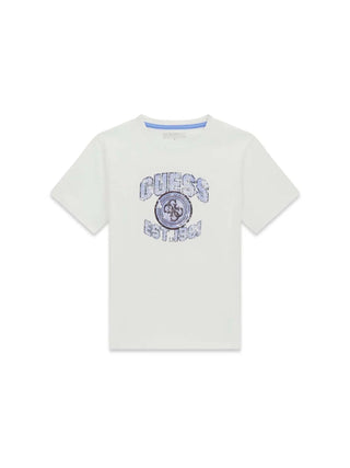 BOY'S T-SHIRT - GUESS KIDS WHITE - L6RI13 K8HM4