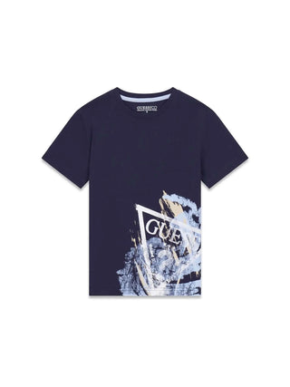 BOY'S T-SHIRT - GUESS KIDS BLUE - L6RI14 K8HM4 1