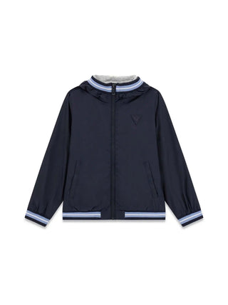 BOY'S JACKET - GUESS KIDS BLUE - L6RL09 WCFM0