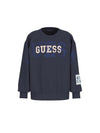 BOY'S SWEATSHIRT - GUESS KIDS BLUE - L6RQ10 K0170 1