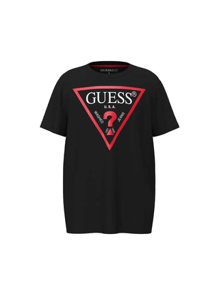 BOY'S T-SHIRT - GUESS KIDS BLACK - L73I55 K8HM0