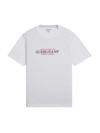 MEN'S T-SHIRT - GUESS JEANS WHITE - M4YI42 K8FQ4