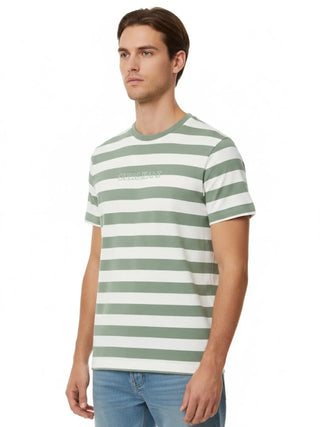 MEN'S T-SHIRT - GUESS JEANS GREEN-WHITE - M4YI84 K9XF1 2
