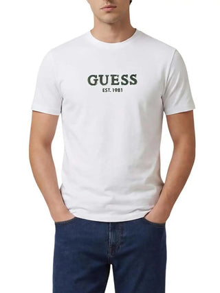 MEN'S T-SHIRT - GUESS APPAREL WHITE - M6GI16 K3032 2
