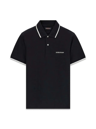 T-SHIRT UOMO - GUESS JEANS NERO-BIANCO - M6RP24 KCJV1