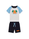 BABY TRACKSUIT - GUESS KIDS BLUE-WHITE - N6GG03 K8HM4 1