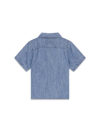 BOY'S SHIRT - GUESS KIDS BLUE - N6GH05 WN370 2