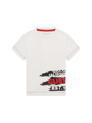CHILD T-SHIRT - GUESS KIDS WHITE - N6RI02 K8HM4