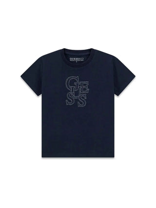 CHILD'S T-SHIRT - GUESS KIDS BLUE - N6RI17 K8HM4