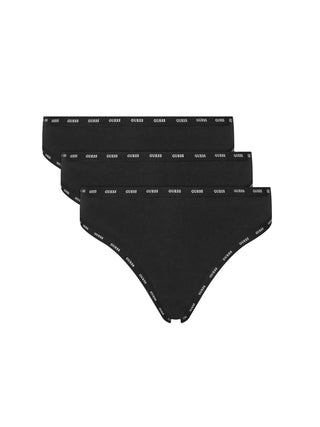WOMEN'S BRIEFS - GUESS UNDERWEAR BLACK - O5RG13 K6YW1