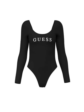 WOMEN'S BODYSUIT - GUESS UNDERWEAR BLACK - O5RM08 KBBU1