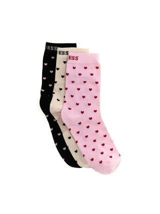WOMEN'S SOCKS - GUESS UNDERWEAR BLACK - O6RG02 KBZU0
