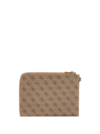MEN'S CLUTCH - GUESS BEIGE-BROWN - PMBALO P5235 2