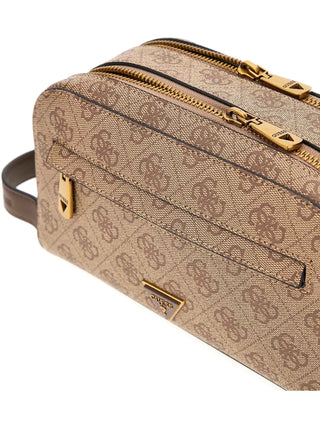 MEN'S CLUTCH BAG - GUESS BEIGE-BROWN - PMMILO P5461 3