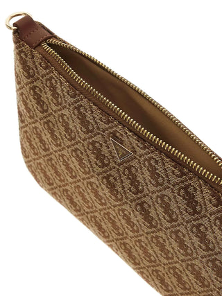 WOMEN'S POUCH - GUESS BROWN - PW7561 P6274 4