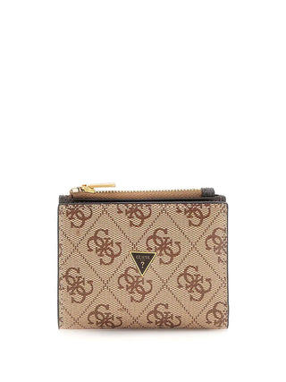MEN'S WALLET - GUESS BEIGE-BROWN - SMMALO LEA03
