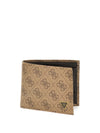 MEN'S WALLET - GUESS BEIGE-BROWN - SMVELE LEA20 1