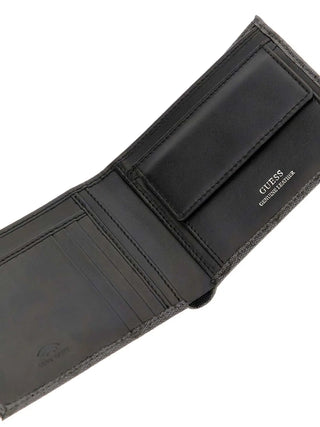 MEN'S WALLET - GUESS BLACK - SMVELE LEA20 3