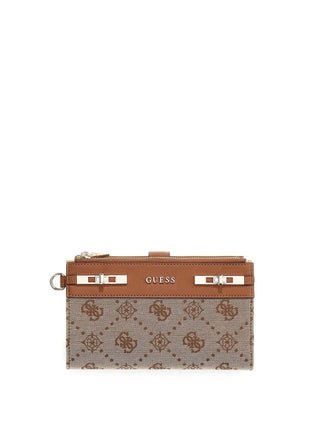 WOMEN'S WALLET - GUESS BROWN - SWJP99 02157
