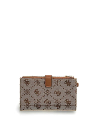 WOMEN'S WALLET - GUESS BROWN - SWJP99 02157 2