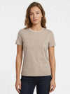 WOMEN'S T-SHIRT - GUESS ATHLEISURE BEIGE - V2YI07 K8HM0 3