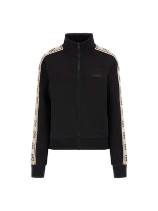 WOMEN'S SWEATSHIRT - GUESS ATHLEISURE BLACK - V2YQ16 KB3P2