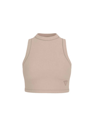 WOMEN'S TOP - GUESS ATHLEISURE BEIGE - V3GP19 K8RT2 1