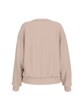 WOMEN'S SWEATSHIRT - GUESS ATHLEISURE BEIGE - V4BQ15 K7UW2 2
