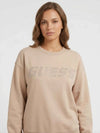 WOMEN'S SWEATSHIRT - GUESS ATHLEISURE BEIGE - V4BQ15 K7UW2 3