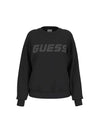 WOMEN'S SWEATSHIRT - GUESS ATHLEISURE BLACK - V4BQ15 K7UW2 1
