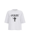 WOMEN'S T-SHIRT - GUESS ATHLEISURE WHITE - V4YI06 I3Z14 1