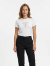 WOMEN'S T-SHIRT - GUESS ATHLEISURE WHITE - V4YI21 KCDH1 3