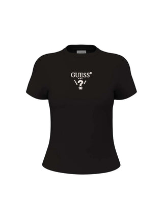T-SHIRT DONNA - GUESS ATHLEISURE NERO - V4YI21 KCDH1 1