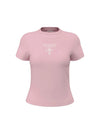 WOMEN'S T-SHIRT - GUESS ATHLEISURE PINK - V4YI21 KCDH1 1