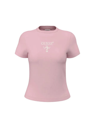 WOMEN'S T-SHIRT - GUESS ATHLEISURE PINK - V4YI21 KCDH1 1