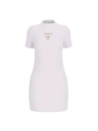 WOMEN'S DRESS - GUESS ATHLEISURE WHITE - V4YK02 KCDH1