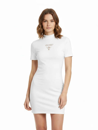 WOMEN'S DRESS - GUESS ATHLEISURE WHITE - V4YK02 KCDH1 3