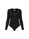 WOMEN'S BODYSUIT - GUESS ATHLEISURE BLACK - V4YP07 J1314 1