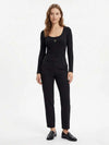 WOMEN'S BODYSUIT - GUESS ATHLEISURE BLACK - V4YP07 J1314 3