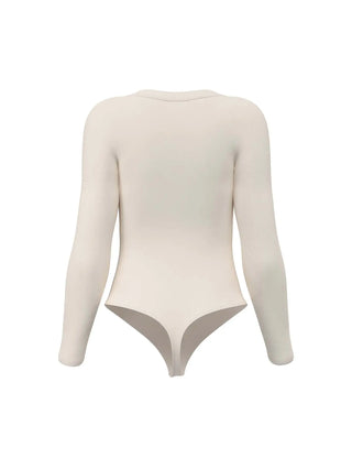 WOMEN'S BODYSUIT - GUESS ATHLEISURE TAUPE - V4YP07 J1314 2