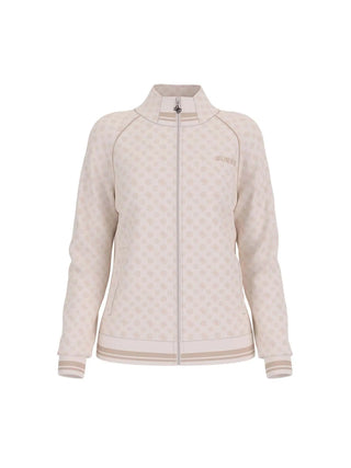 WOMEN'S SWEATSHIRT - GUESS ATHLEISURE CREAM - V5YQ03 KB212