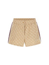 WOMEN'S SHORTS - GUESS ATHLEISURE BEIGE - V6GD02 K2959 1