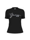 T-SHIRT DONNA - GUESS ATHLEISURE NERO - V6GI01 K2962 1