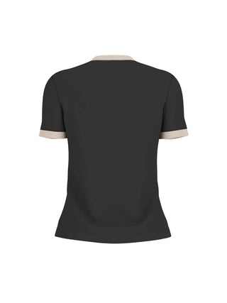 WOMEN'S T-SHIRT - GUESS ATHLEISURE BLACK - V6GI05 K2966 2