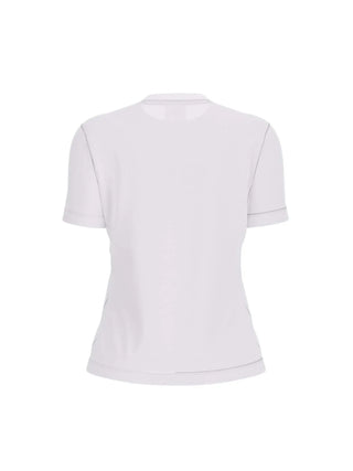T-SHIRT DONNA - GUESS ATHLEISURE BIANCO - V6GI15 K2982 2