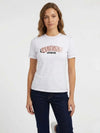 WOMEN'S T-SHIRT - GUESS ATHLEISURE WHITE - V6GI15 K2982 3